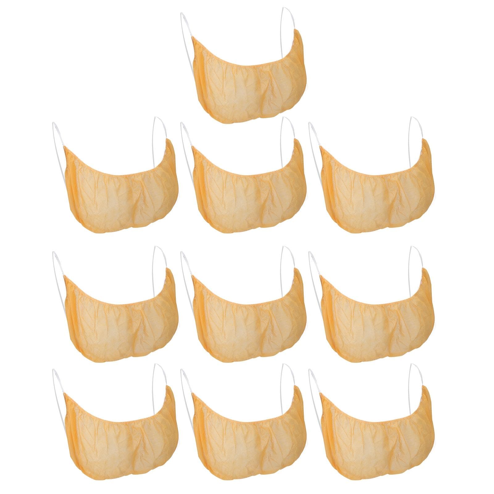 10pcs Disposable Bras Nonwoven General Size Disposable Brassieres for Foot Bath Beauty Salon Spa orange