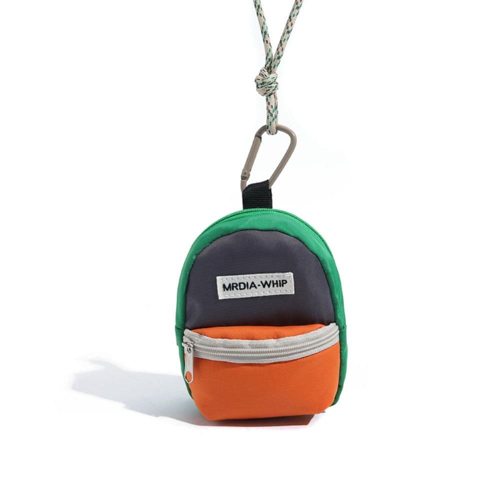 Neck Hanging Coin Purse New Polyester Earphone Storage Bag Mini Wallet Anti-theft Contrasting Color Small Key Bag