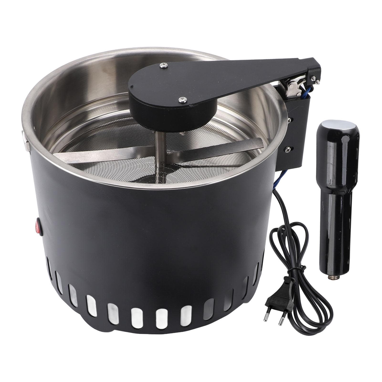 Rotating Coffee Bean Cooler Stainless Steel Filter Screen High Suction Force Electric Roasting L