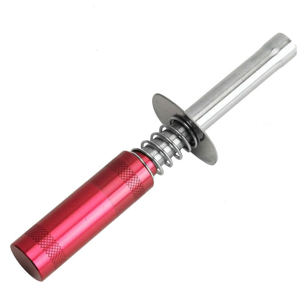 Glow Plug Igniter Aluminum Alloy 1/10 RC Accessory Fit for HSP 80103 Oil TrucksRed