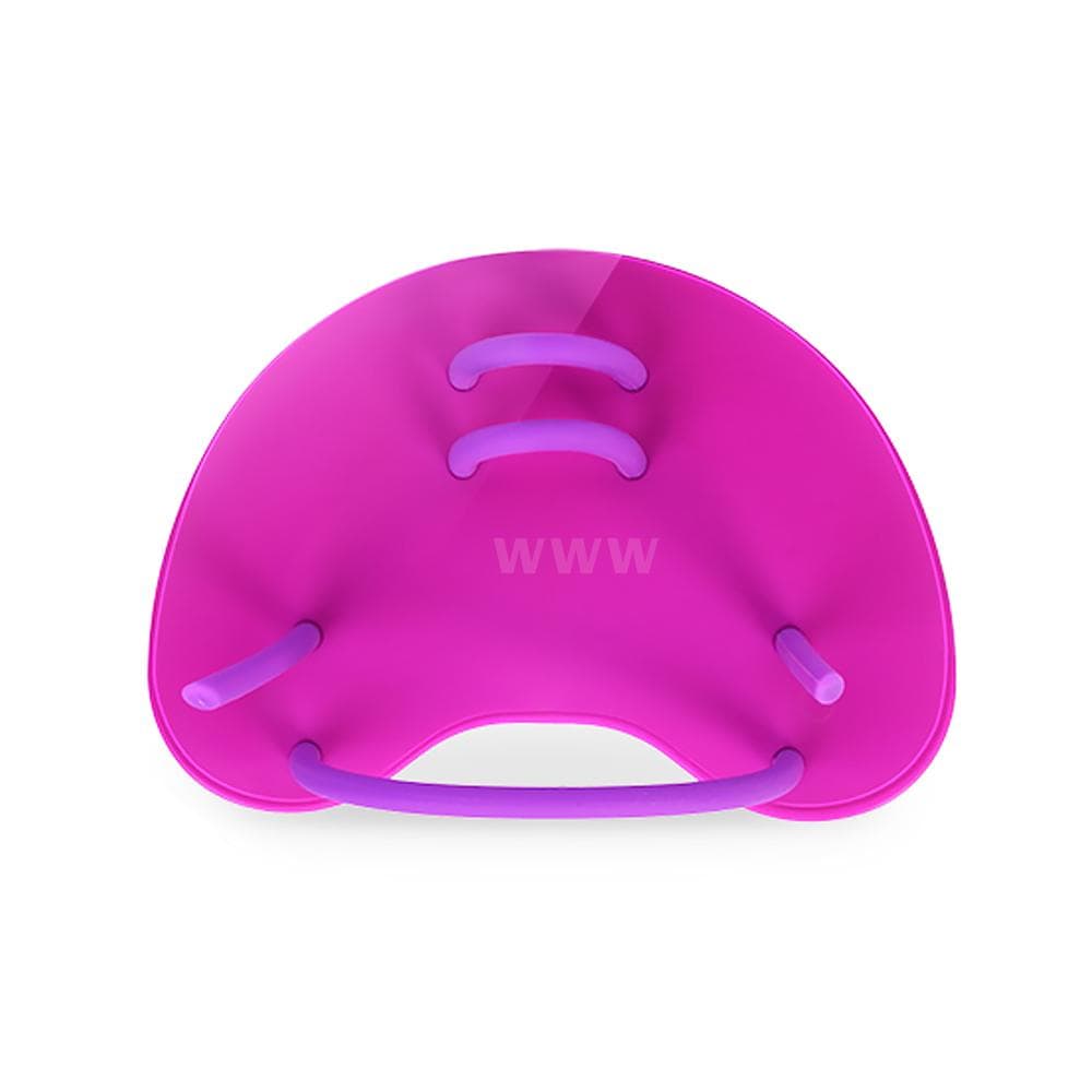 Swimming Hand Paddles Fins Adjustable Swim Training Paddles Adults/Children pink
