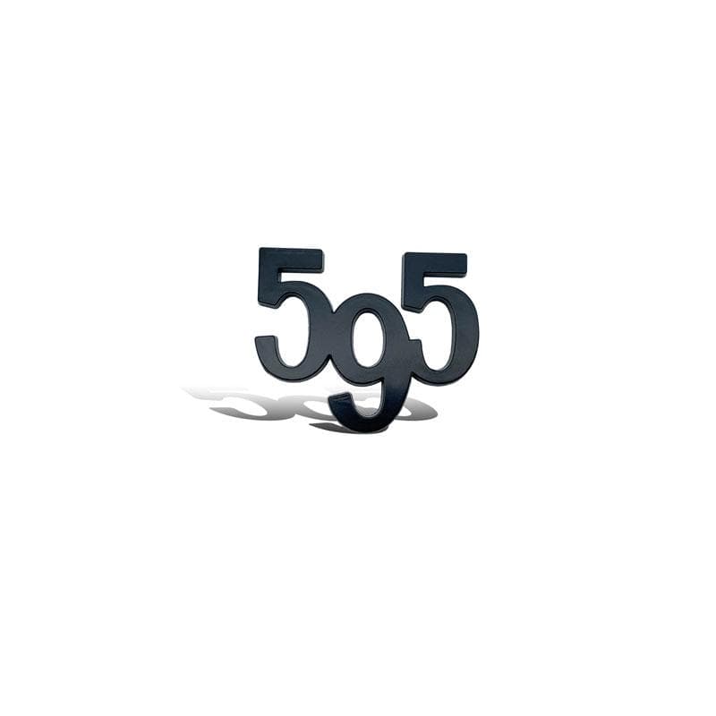 Car Styling 3D Metal Logo Car Sticker Trunk Emblem Decal For Abarth 70th Anniversary 595 Esseesse Badge Competizione Turismo