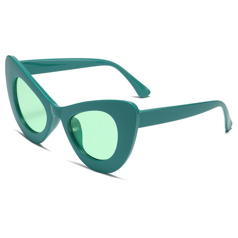 Luxury Sunglasses Women Designer Cat Eye Vintage Pink Barbie Big Frame Fashion Sun Glasses For Female As the photo