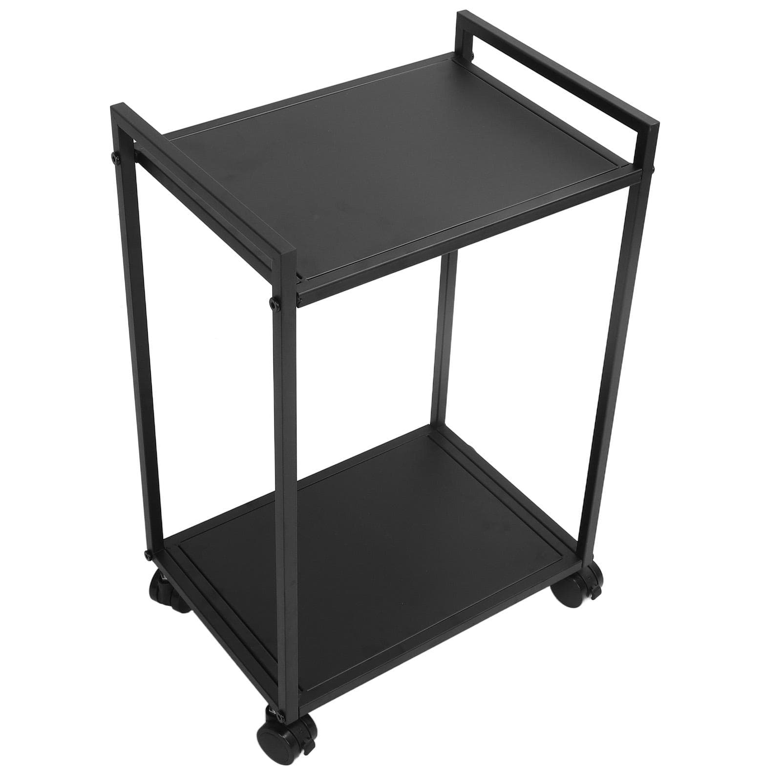 Beauty Salon Cart 2 Tier Rust Proof Rolling Salon Trolley for Spa Bathroom Barber Shop