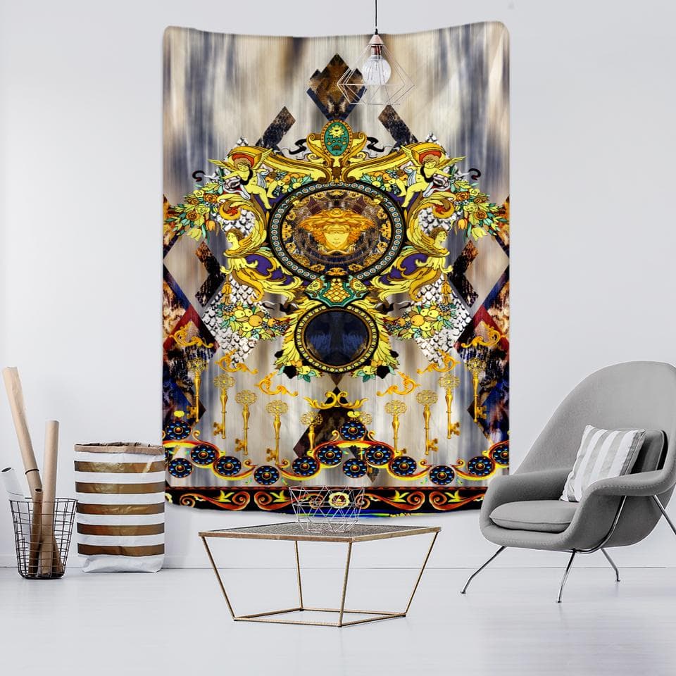 Psychedelic Angel Tapestry Wall Hanging Witchcraft Science Fiction Bohemian Hippie TAPIZ Room Home Decor 95x70cm