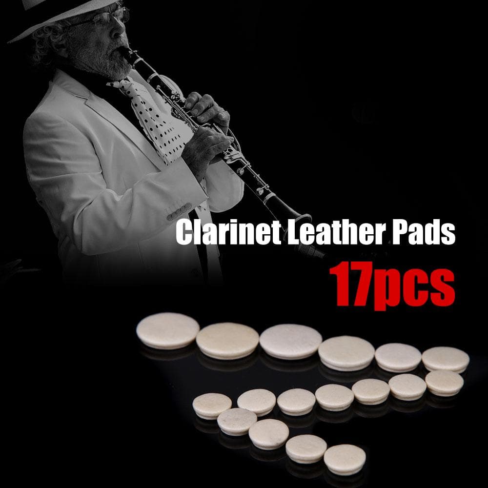 17pcs Clarinet Pads Replacement Durable Exquisite Wind Instrument