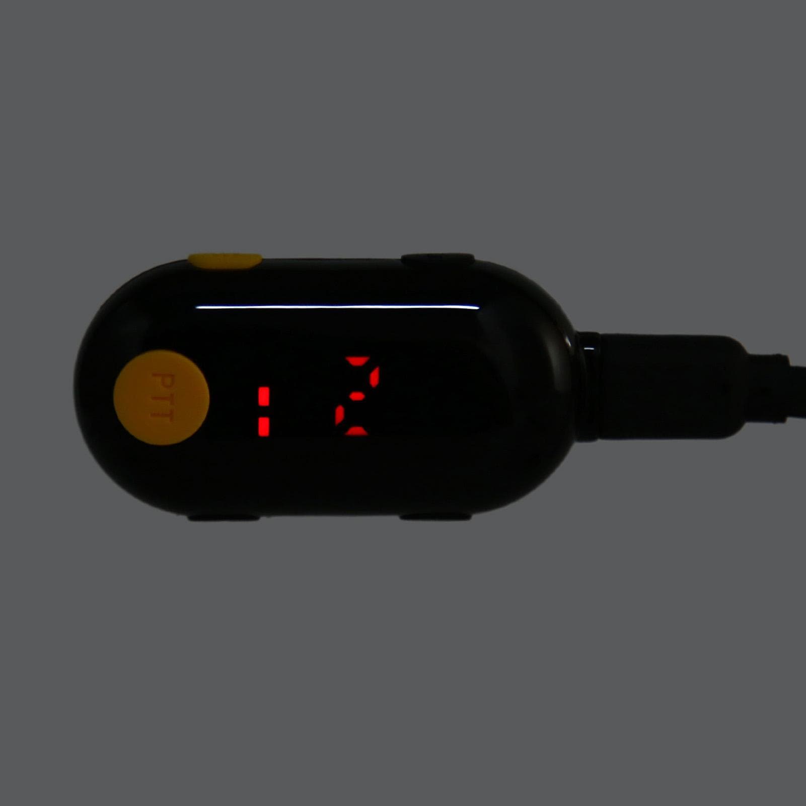 Wireless Mini Walkie Talkie with Earpiece Ear Hanging 2 Way Radio for Hotel Shopping Mall
