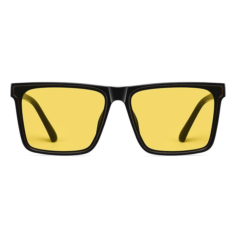 Fashion Unisex Sunglasses Oversized Square Frame Lightweight UV Protection Comfort Fit For Men Women