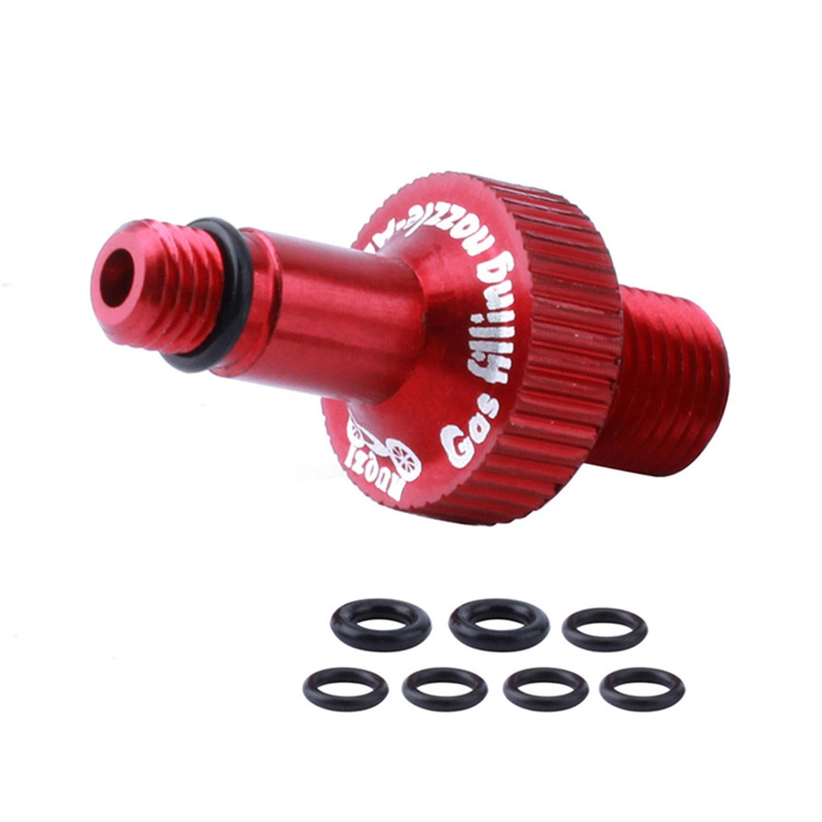 Mountain Bike Bicycle Rear Shock Suspension IFP Air Valve Adapter Tool red