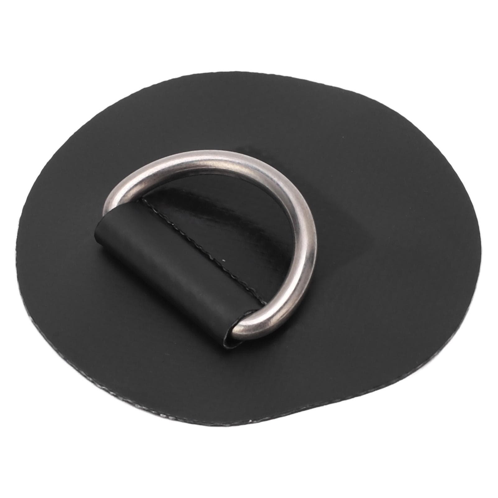 Stainless Steel D Ring Patch Single Layer PVC Patch D Ring Patch for Elastic Rope Canoe Rafting