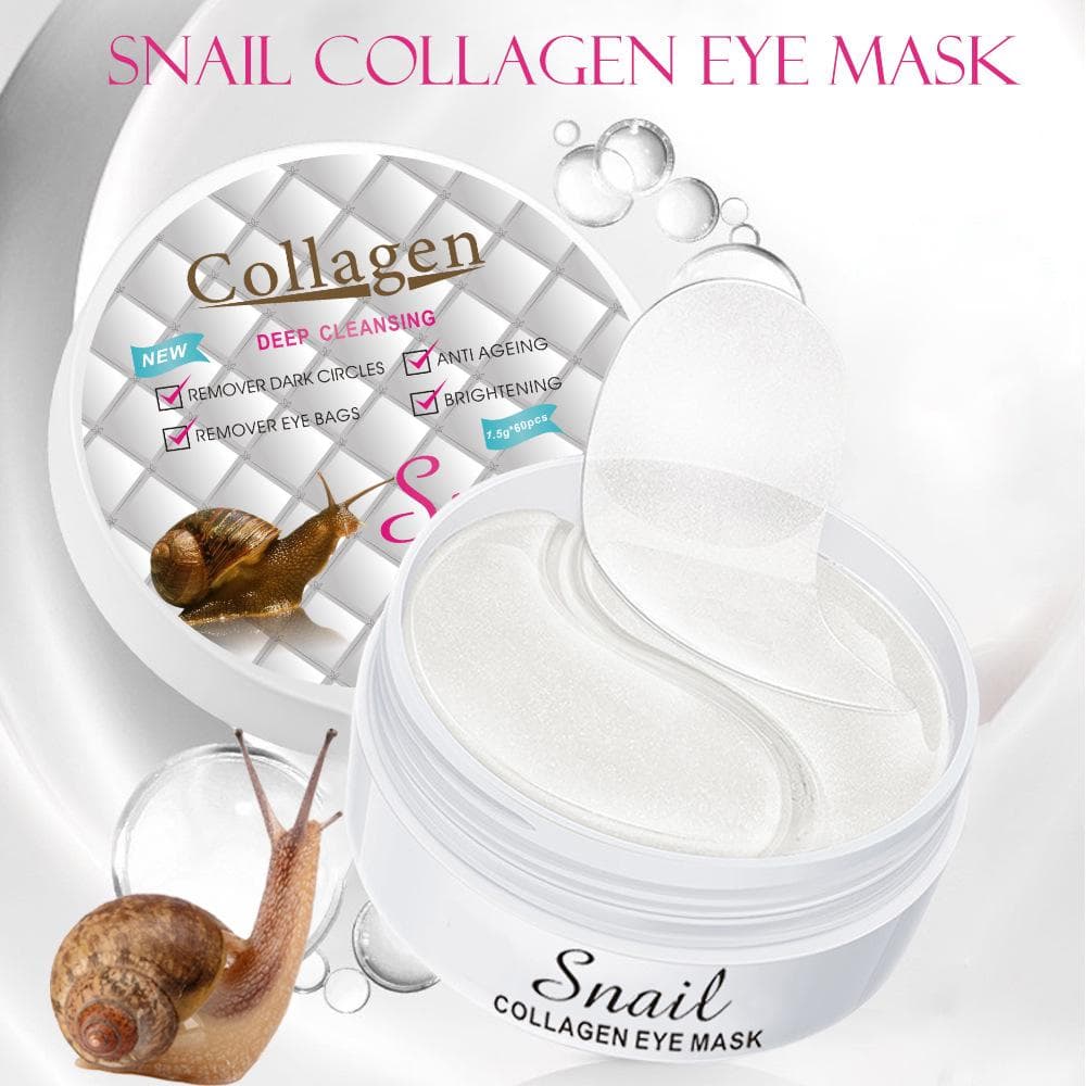 Snail Collagen Anti-Wrinkle Crystal Under Eye Patches Eye Mask Anti Dark Circles Wrinkles Beauty 60PCS