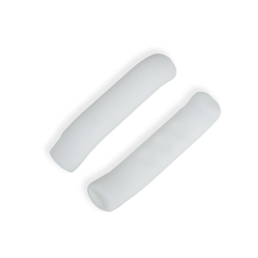 Bicycle Brake Handle Cover Silicone MTB Grips Bicycle Handlebar Protect Cover Anti-slip Bicycle Protective Gear Bike Accessories white
