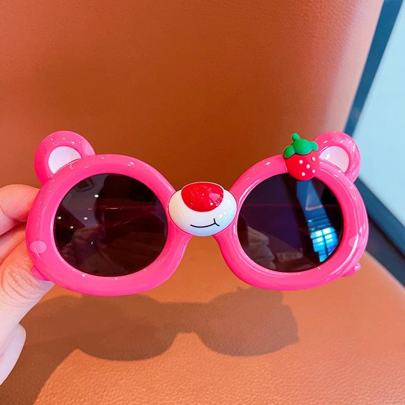 Cartoon Children'S Lucky Cat Glasses Boys' Sunglasses Girls Cartoon Mixed Soft Frame Shades