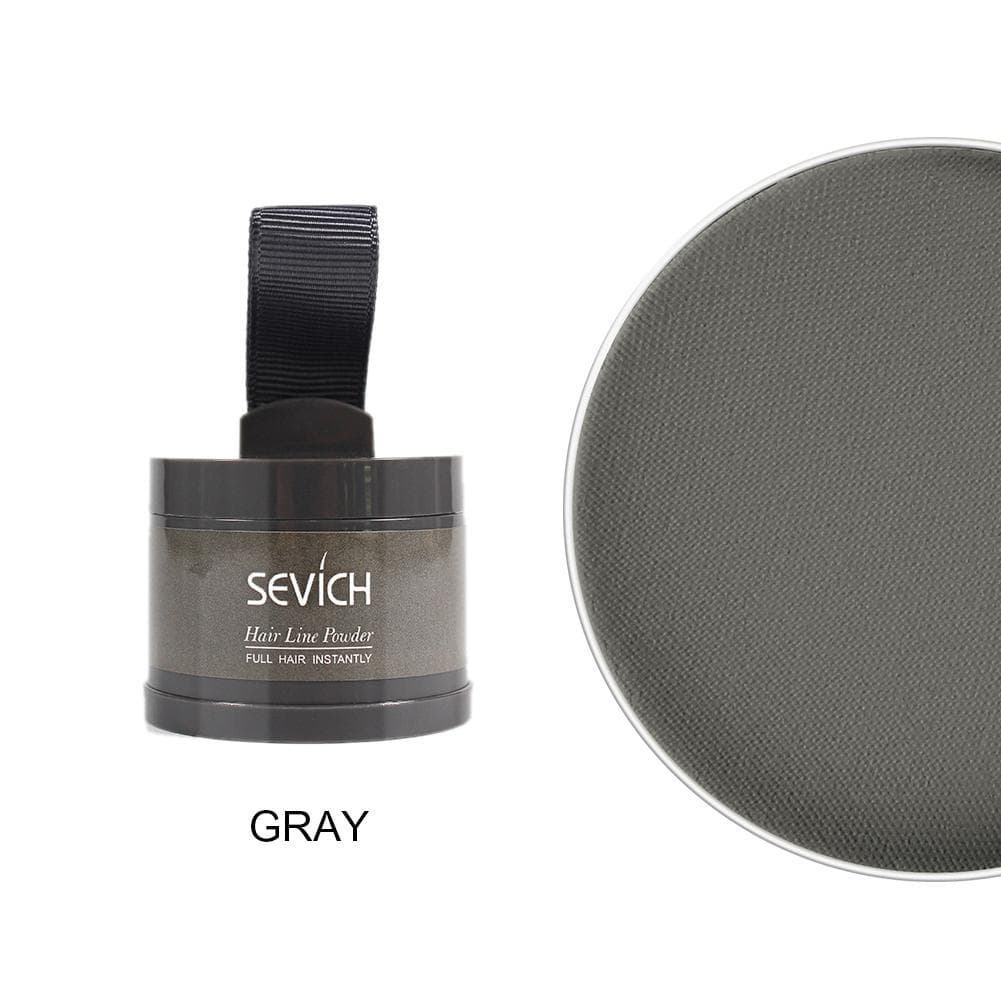 Sevich Magical Fluffy Hairline Powder Hair Line Shadow Hair Concealer Root Cover Up Gray Coverage Unisex Instantly 9 Color grey