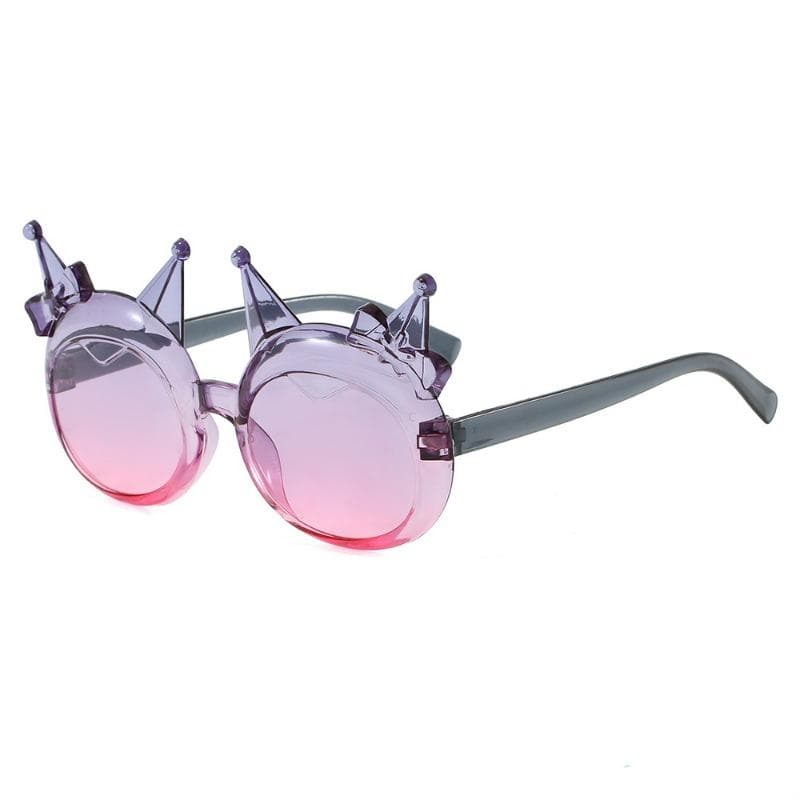 Childrens Transparent Cute Sunshade Glasses New Style Fashionable Baby Bow Sunglasses for Boys Girls 1PC