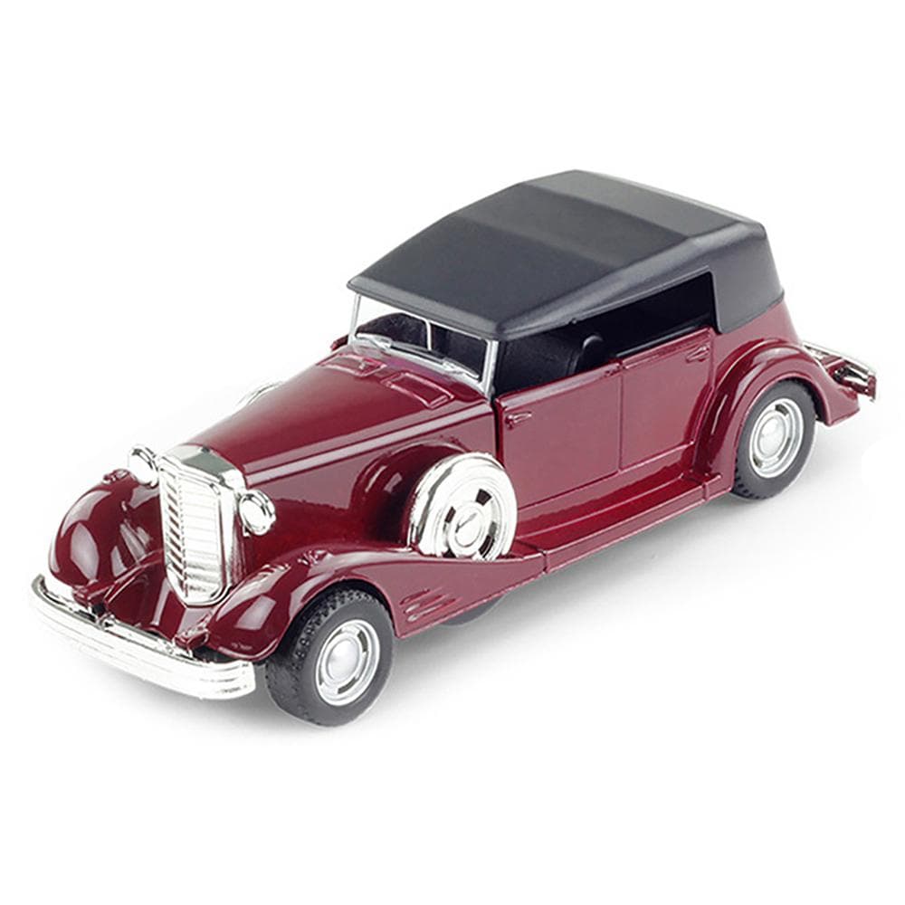 1/32 Scale Rolls Classic Car Model, Audio Old Game Opening Gates Model Old Gambling Car Engine Model 1/32-Size:13*4.5*4.5cm brown