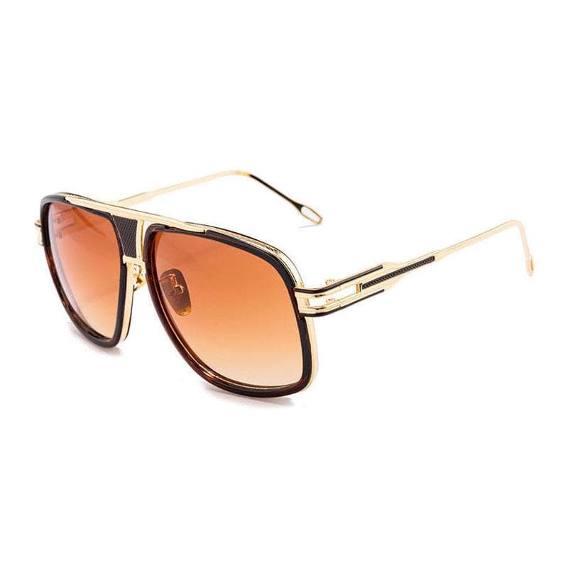 Fashion Sun Glasses for Men Outdoor Toad Mirror Double Beam UV Protection Stylish Sunglasses