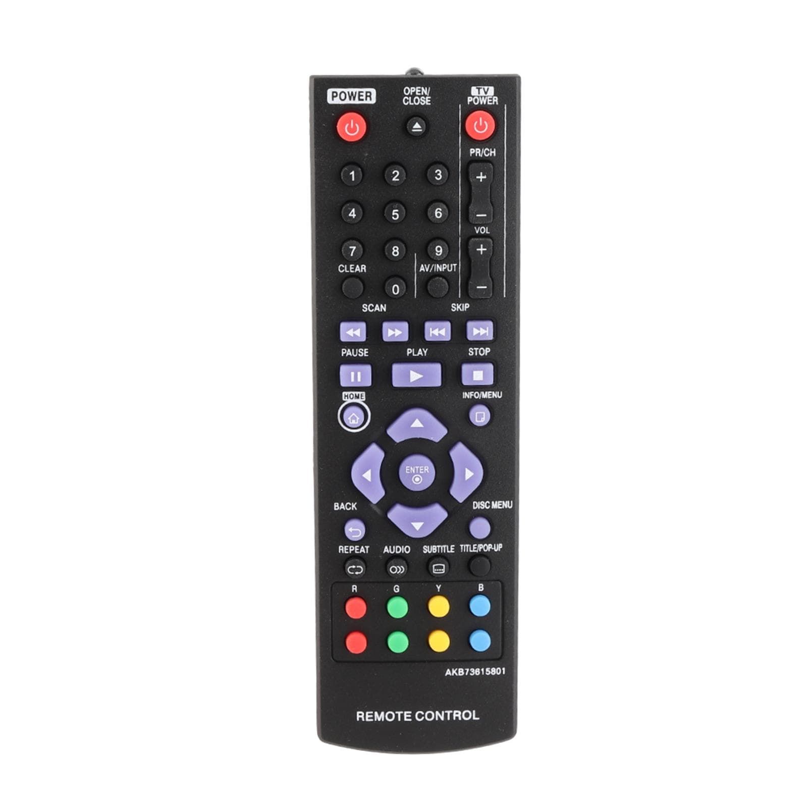 Replacement Smart TV Remote Control Television Controller for AKB73615801 white