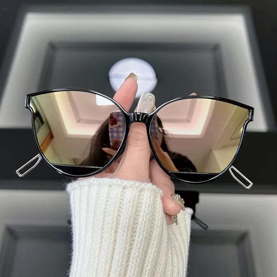 New Cat Eye Vintage Sunglasses Women Men UV400 Protection Fashion Punk Style Outdoor Sun Glasses Oculos De Sol Other