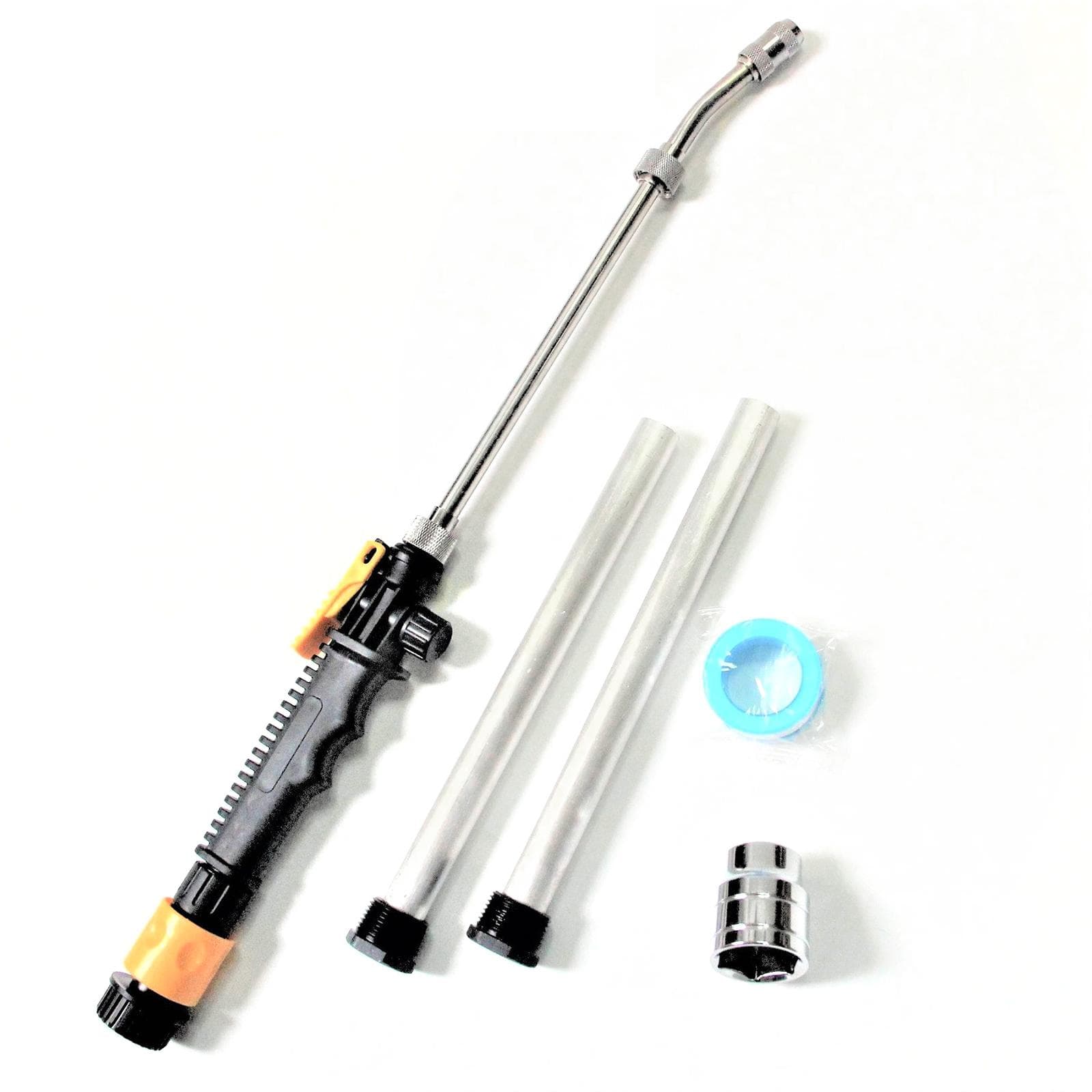 RV Water Heater Tank Rinser, RV Water Heater Flush Wand & Anode Rod & Socket Set Replacement for 0 silver