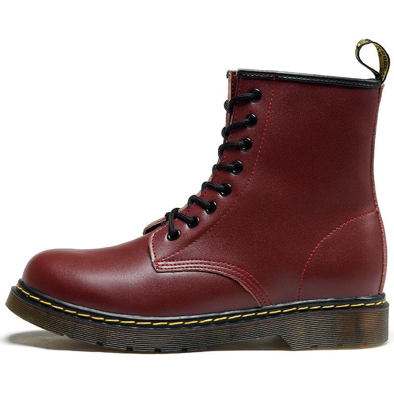 Boots Men Shoes Casual Shoes Classics Ankle Boots High Slip on  Office  Ventilate Motorcycle botas cowboy negras stivali uomo 40 red