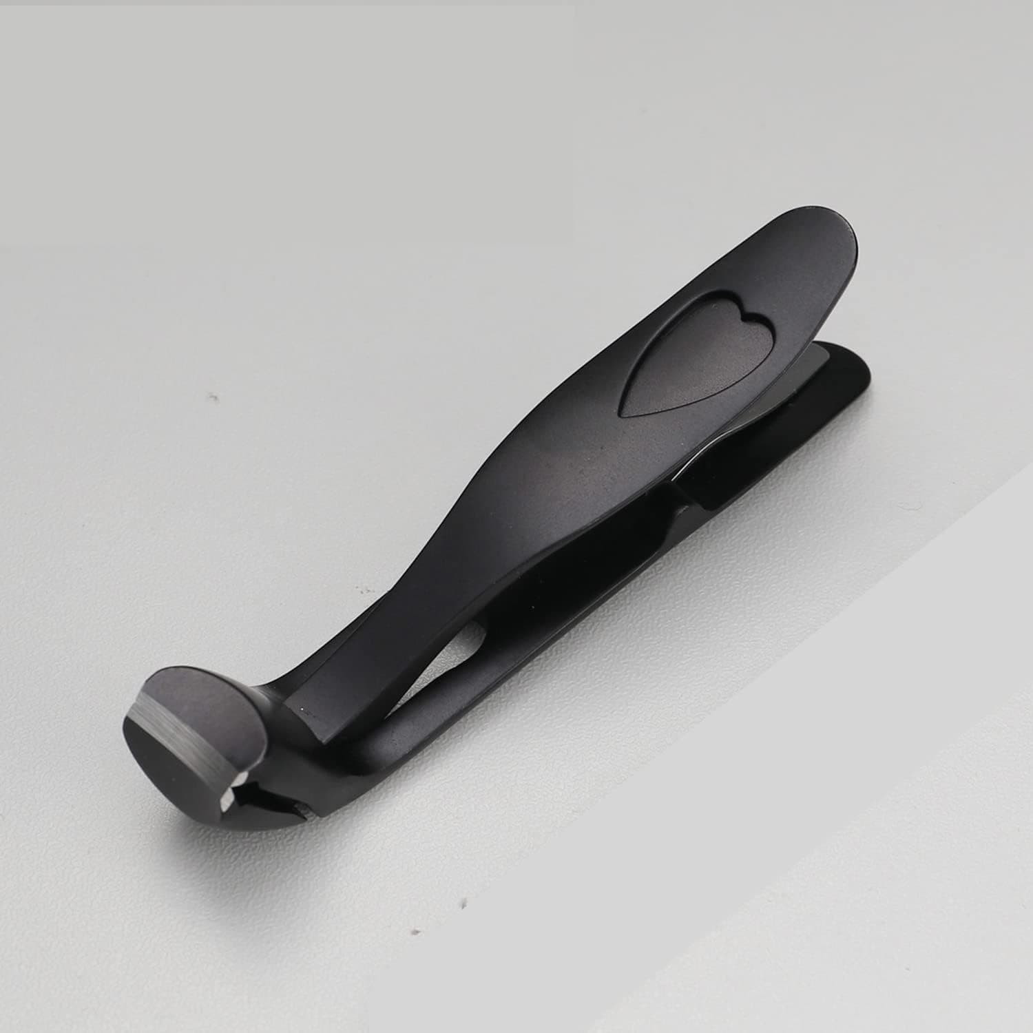 Angled Head Nail Clippers Ergonomic Toenail Clipper For Nails Stainless Steel Nail Cutter Nail Trimmer black