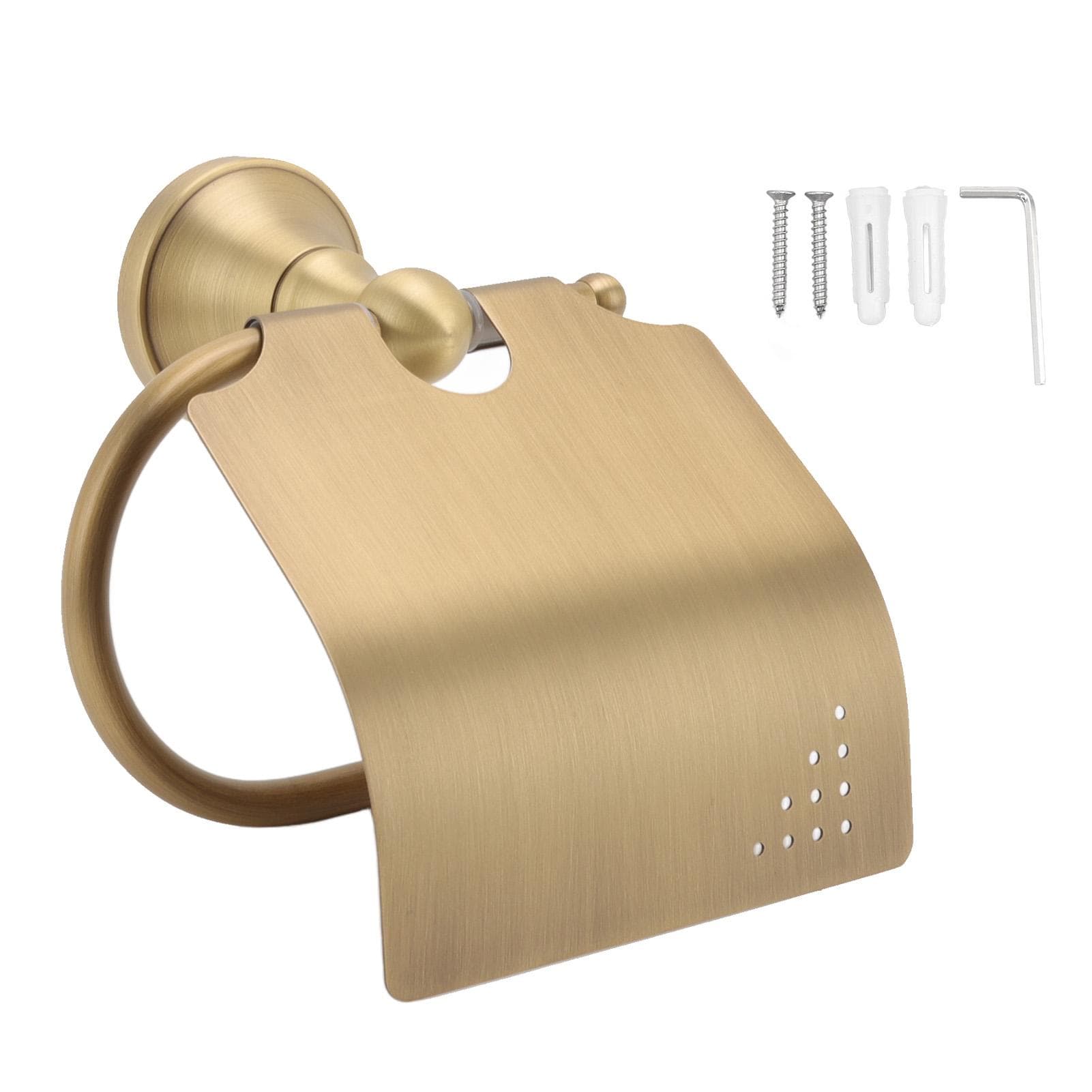 Vintage Toilet Paper Holder Stand Hanger Metal Paper Towel Holders Wall Mounted for Bathroom