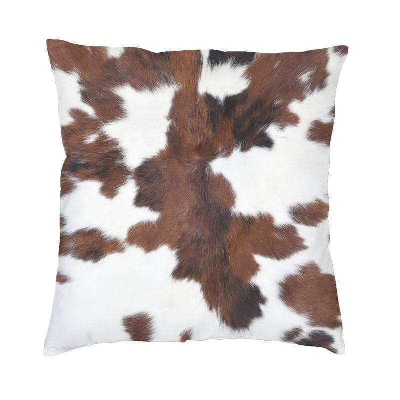Scottish Highland Cow Cowhide Texture Pillow Living Room Decoration Kawaii Animal Hide Leather Cushion Printing Pillowcase 45x45cm 18x18in