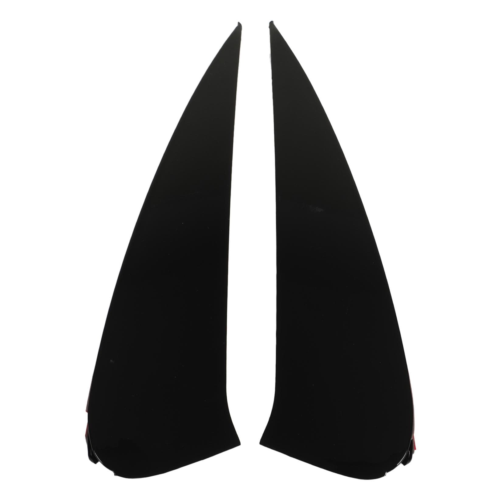2pcs Rear Bumper Side Vent Spoiler Left Right Glossy Black Replacement for Benz GLE Coupe C167 AMG