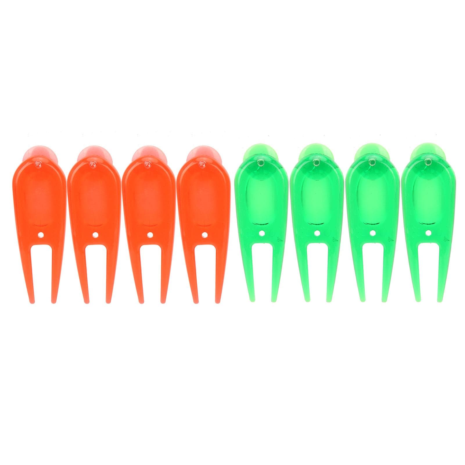 PE Plastic Golf Ball Divot Tools Pitch Fork Putting Green Repair Kit with Ball Marker