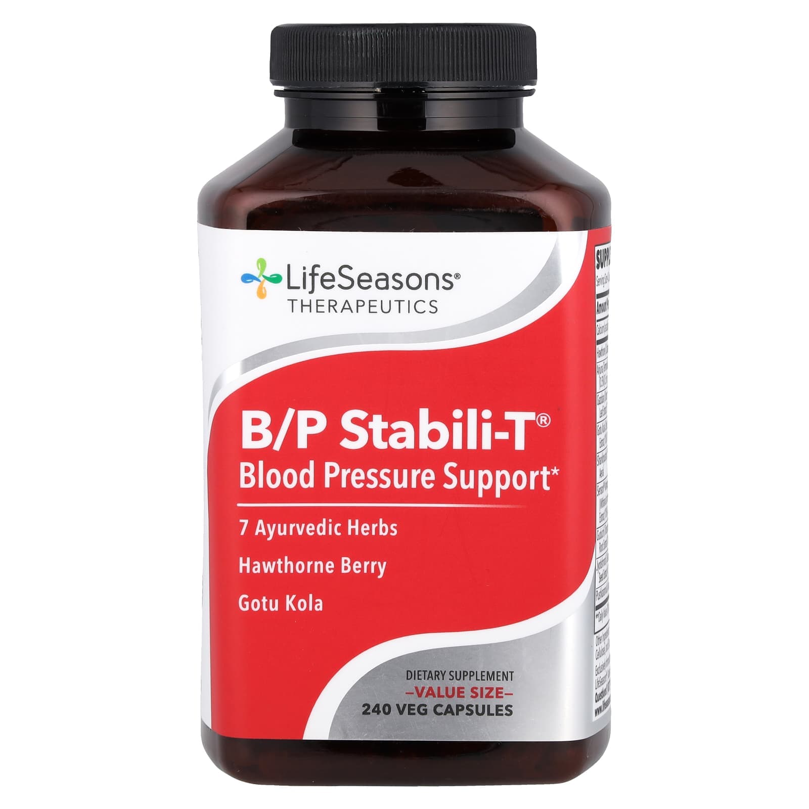 LifeSeasons, B/P Stabili-T®, Blood Pressure Support, 240 Veggie Capsules