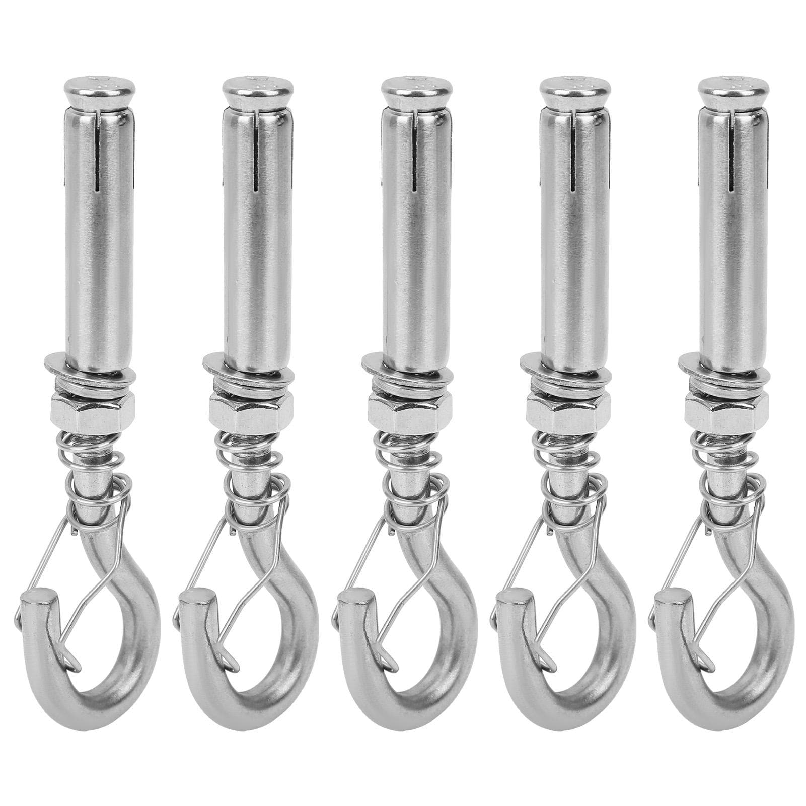 5Pcs Expansion Bolt Hook Screw Open Cup 304 Stainless Steel Industrial Supplies M8