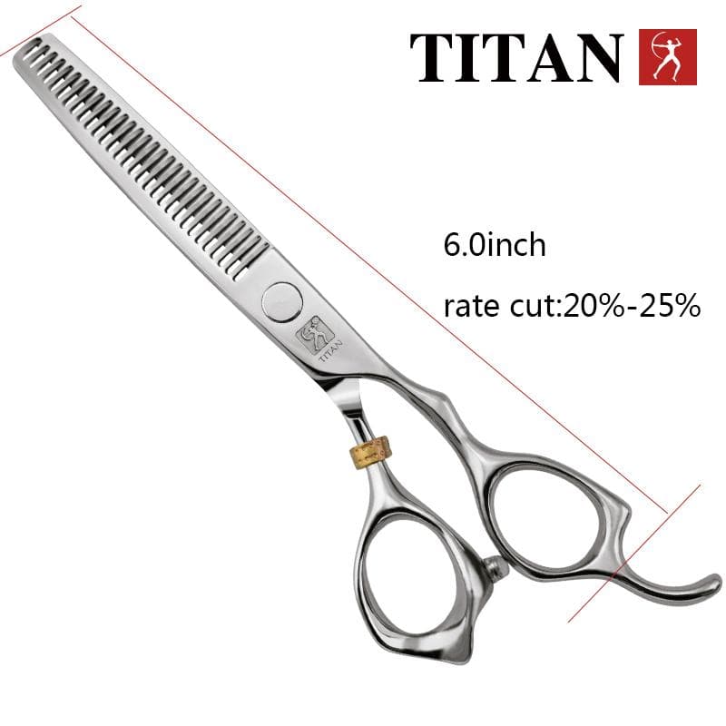 TITAN Professional Hair Scissors Barber Cut Hairdressing And Thinning Tool 5.0/5.5/6.0/6.5/7/7.5inch JAPAN 440C STEEL