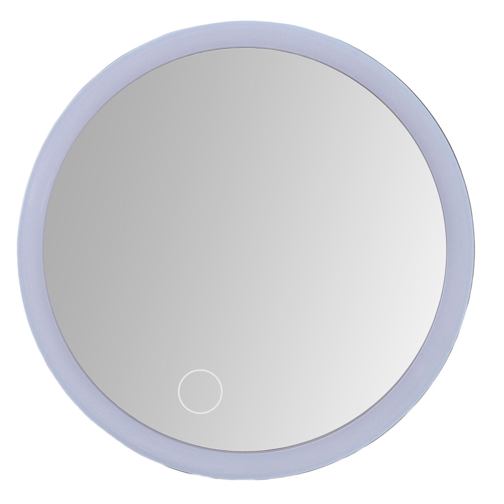 20X Lighted Magnifying Makeup Mirror 3 Color LED Vanity Mirror with Light Stepless Dimming with black