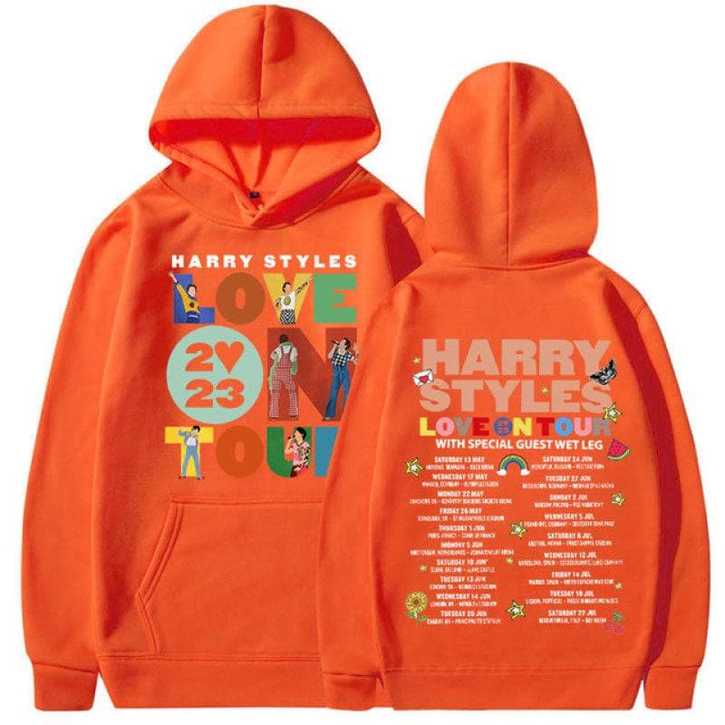 2023 Love on Tour Concert Hoodie Harajuku Hip Hop Oversized Hoodies Unisex Y2k Clothes Long Sleeve Hooded Sweatshirts Streetwear XXXL