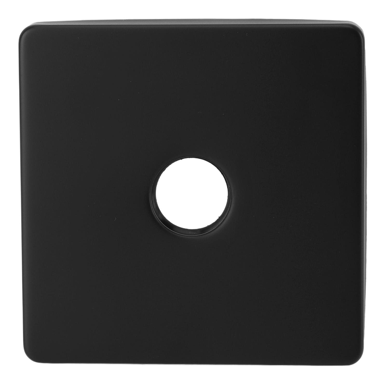 4 Inch Square Shower Arm Cover 304 Stainless Steel Showerhead Cover Plate for Fixed Shower Head Arm black
