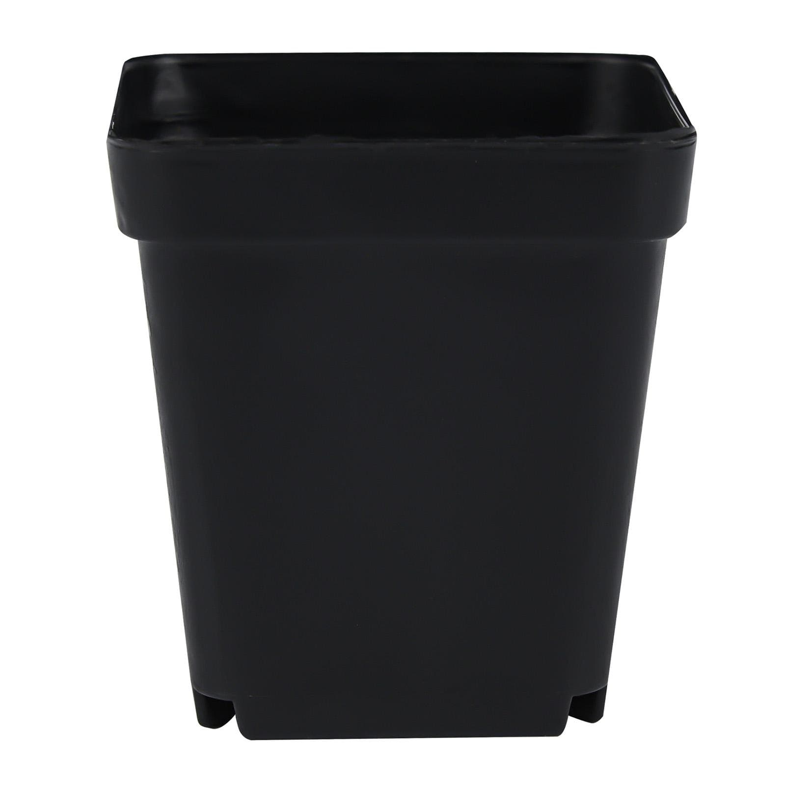 Flower Pot Garden Decorative Seedling Flower Container Succulent Pot for Courtyard Balcony black