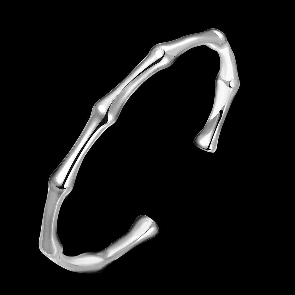 New Exquisite Open Bracelet &Bangles For Women 925 Sterling Silver Jewelry High Quality Silver Cuff Bangle Resizable