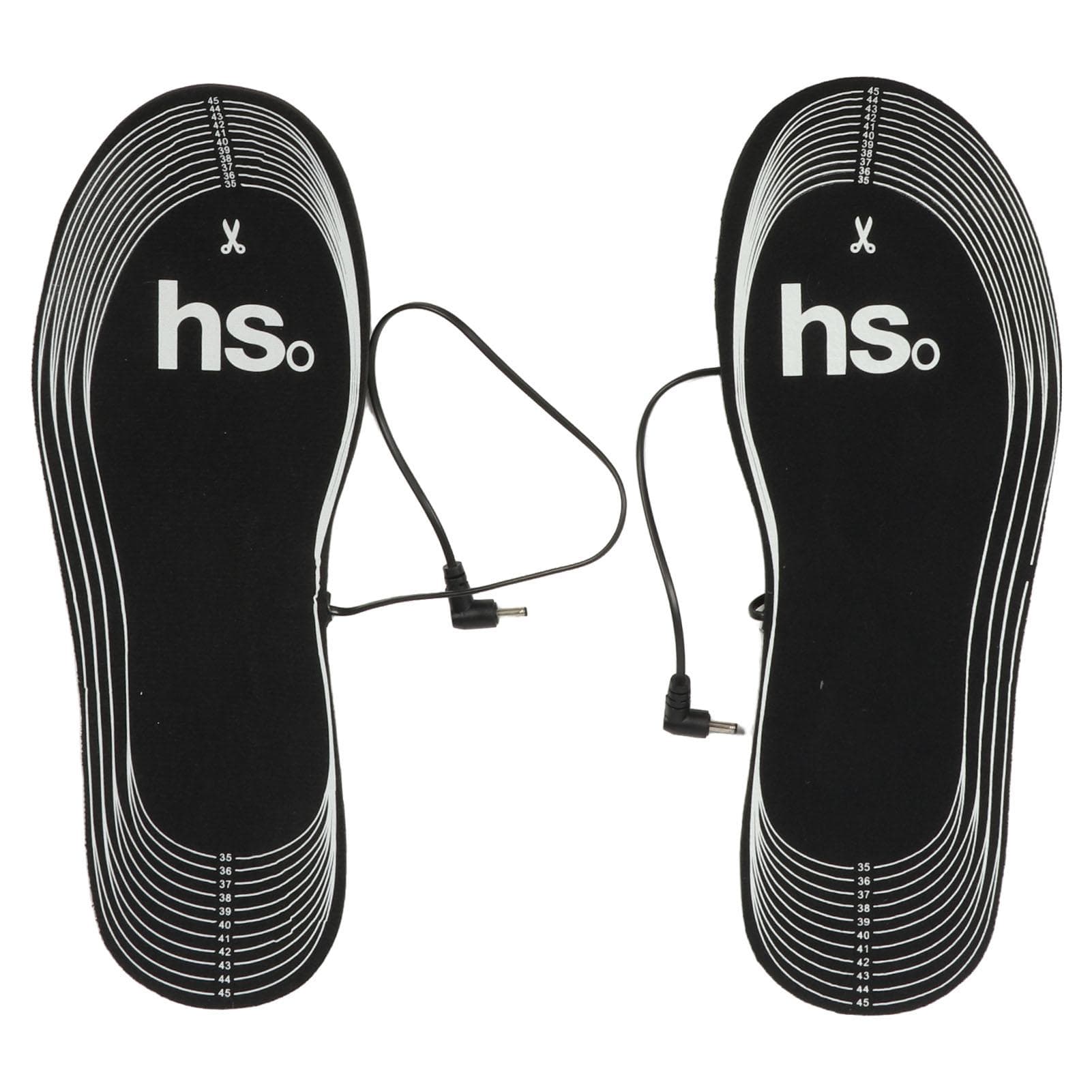 1Pair Heated Insoles Electric Insoles 4.5V Battery Powered Soft Carbon Fiber Thermal Insert Foot