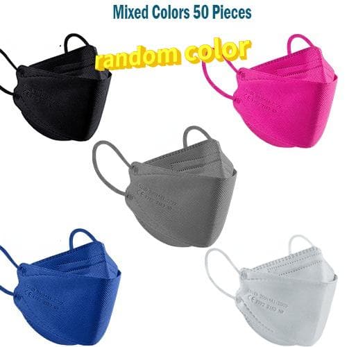 FFP2 Colorful Face Mask Mascarillas Anti-fog Dust Respirator Breathable KN95 Adult Masks 50PCS multicolour