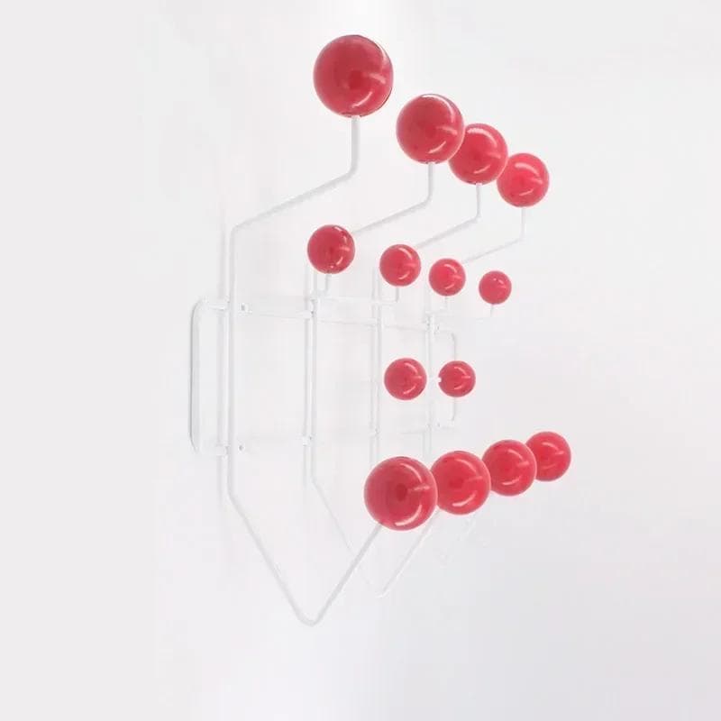 Solid Wood Multicolor Hange Furniture Coat hanger Ball Rack Milti-purpose Hook for Wall Ornaments for Kid Gift Metal Bag Decor