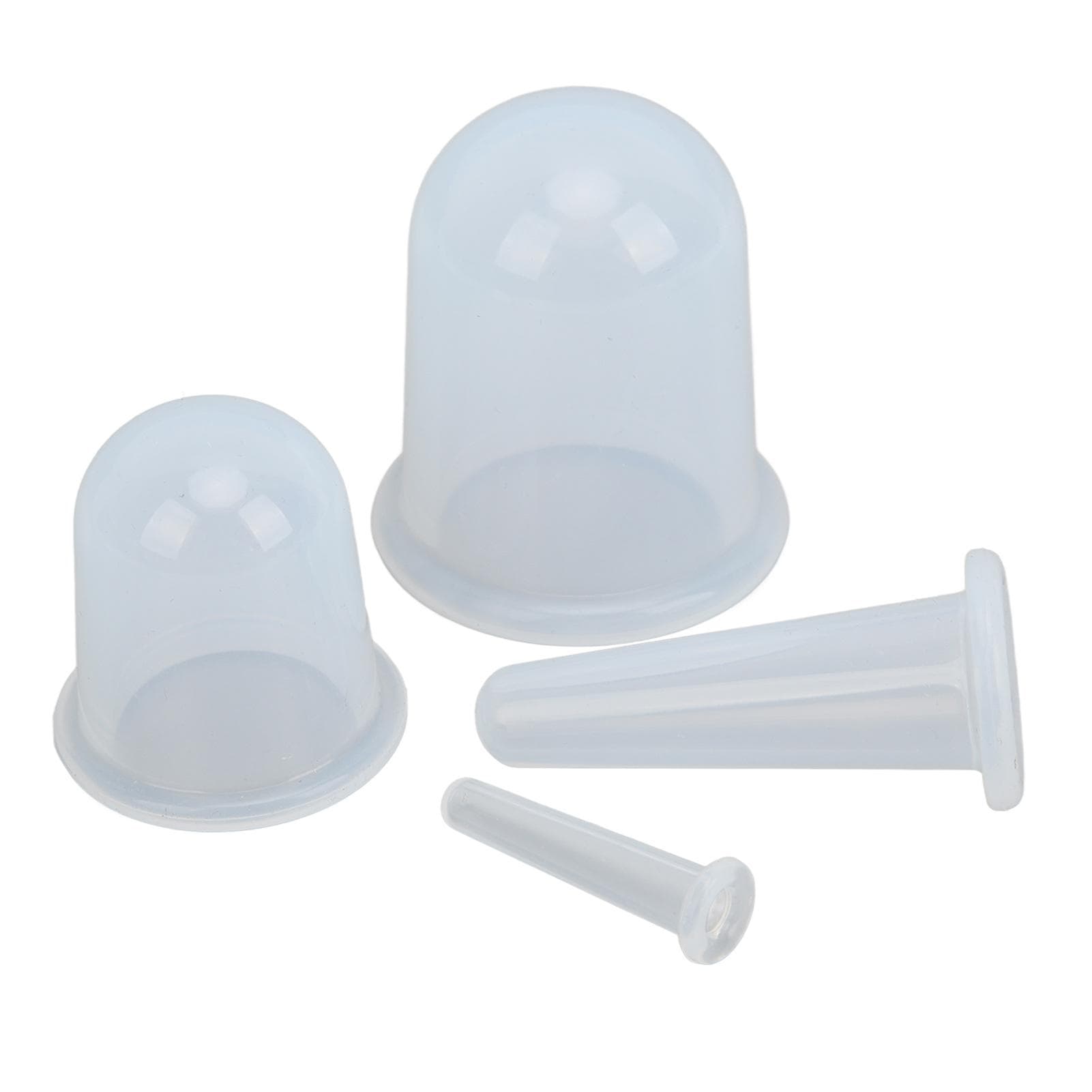 4pcs Silicone Cupping Set Eliminate Cellulite Wrinkle Removal Face Vacuum Suction Cups