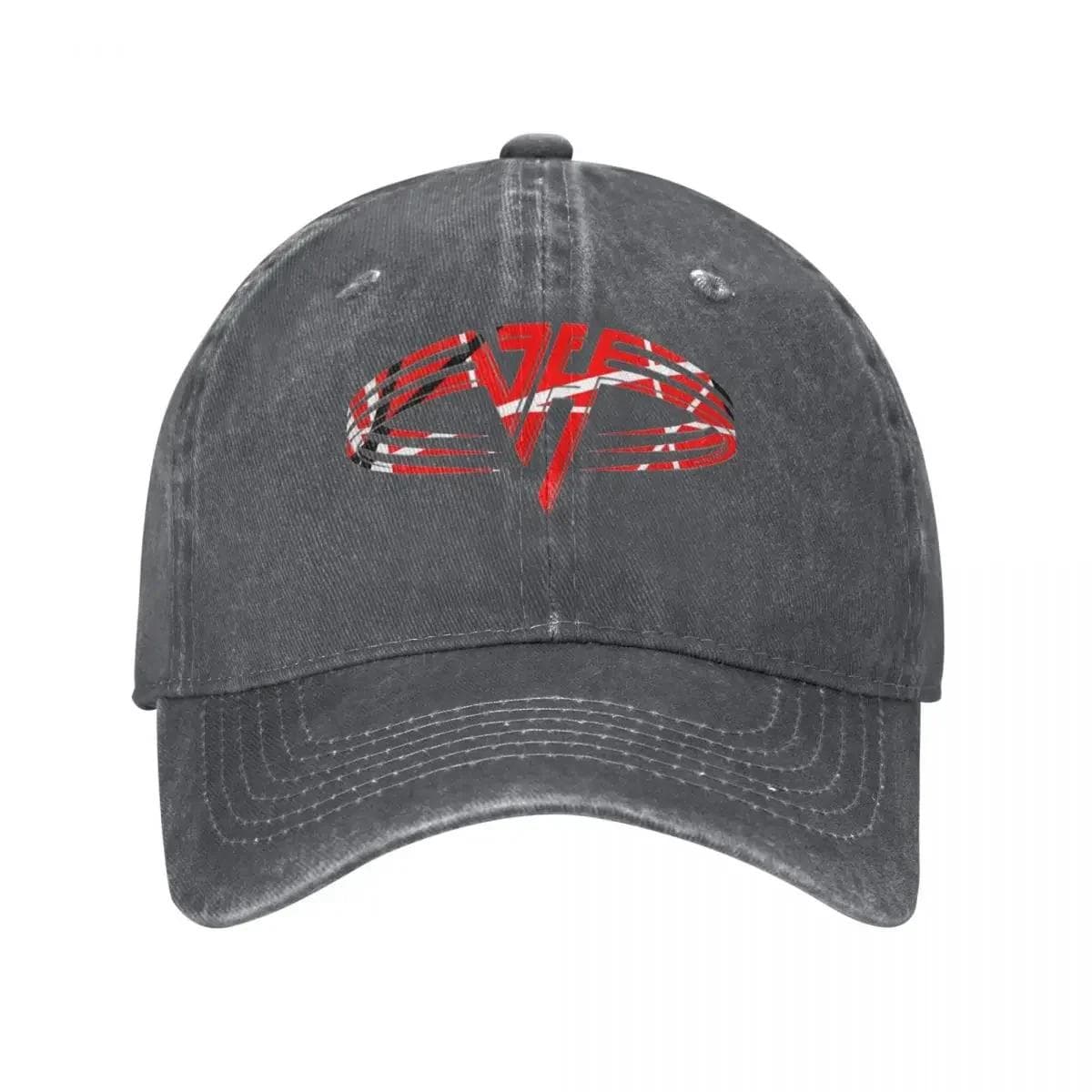 Van Halen Baseball Cap Rock Music Band Fashion Men Women Trucker Dad Hat Designer Outdoor Sports Cap Gift Idea Adjustable dark gray