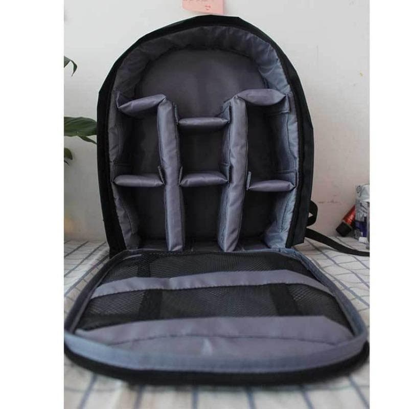 Outdoor Camera Backpack Video Digital Shoulder Camera Bag Waterproof Photo Knapsack Case DSLR For Canon For Nikon For Sony gray