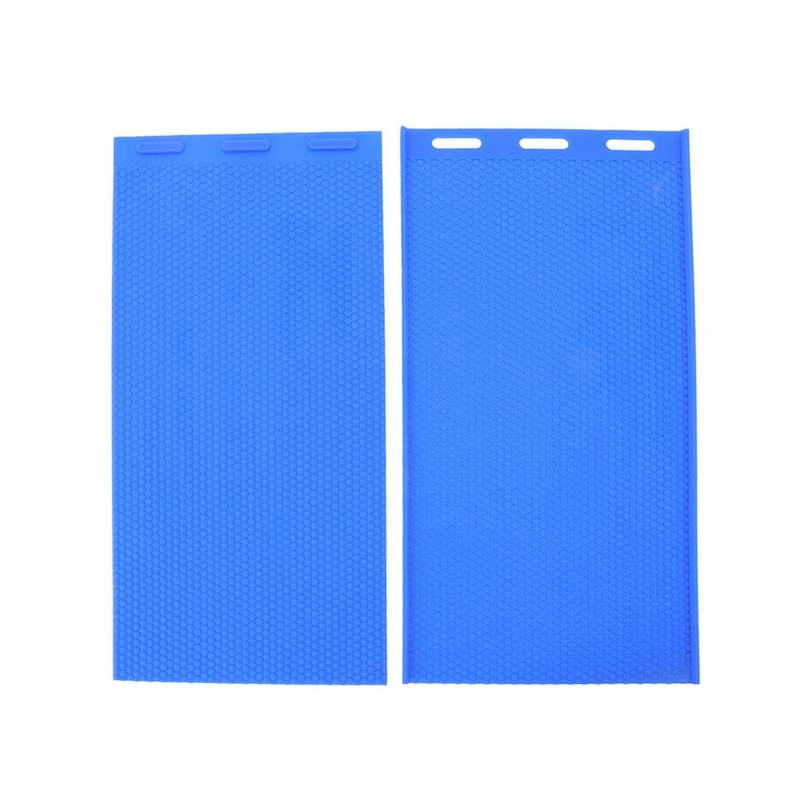 2Pcs Silicone Beeswax Sheet DIY Mold Soft Press Sheet Mould Tools Beeswax Embosser Machine for