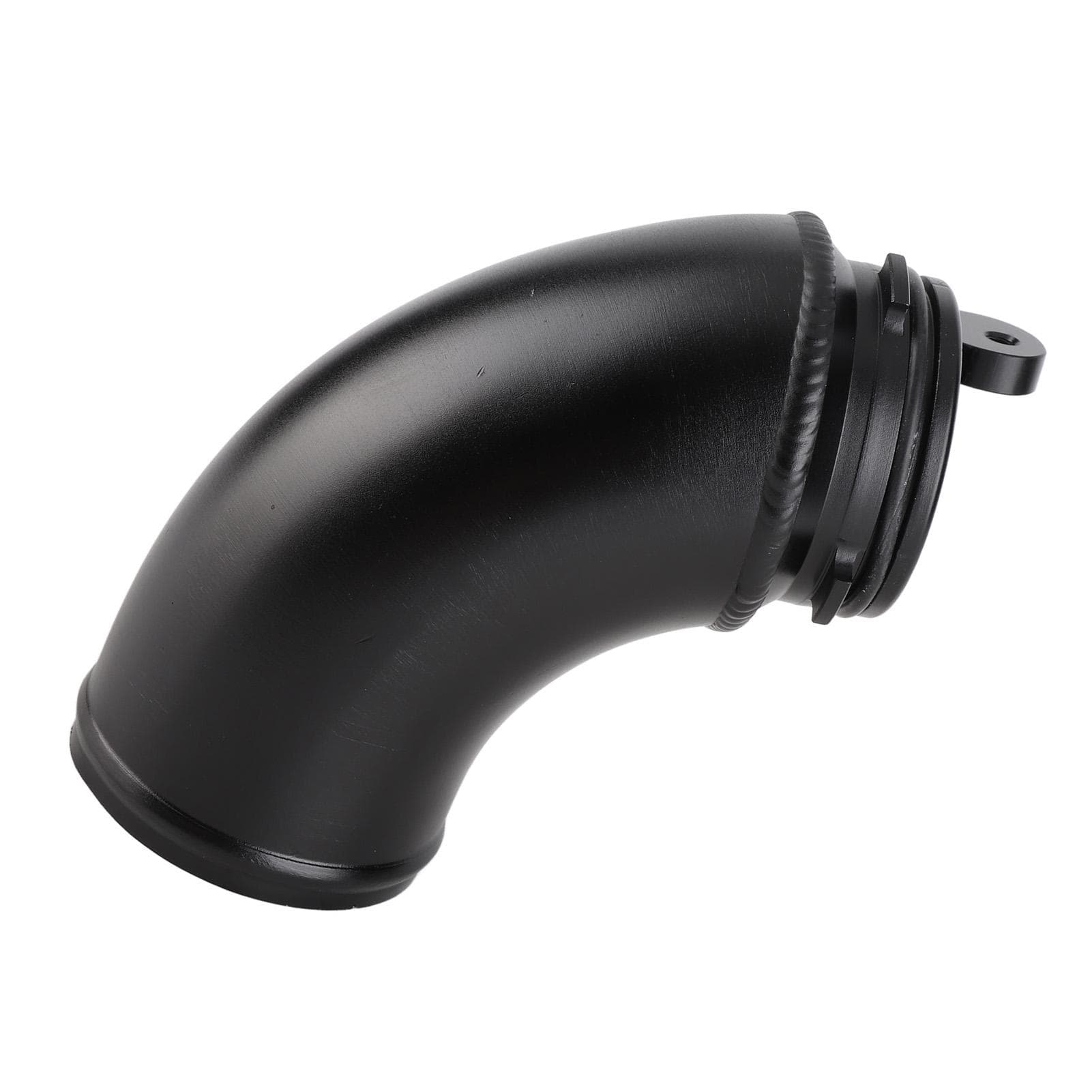 Highflow Inlet Turbo Elbow Pipe KD1088BK Sealed Black Rust Proof Replacement For MK7 Sportwagen