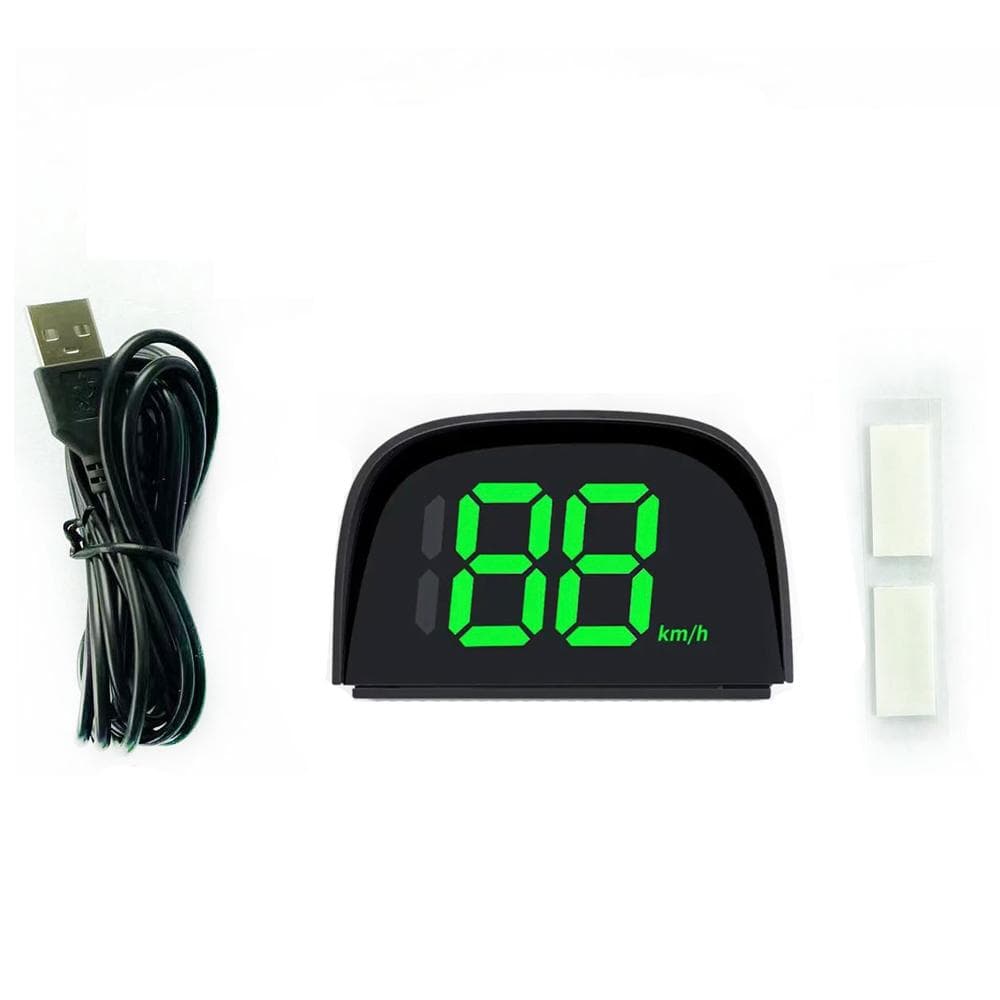 Car Global Position System Speedometer Digital Display Speed Meter Car HeadUp Display kilometers green