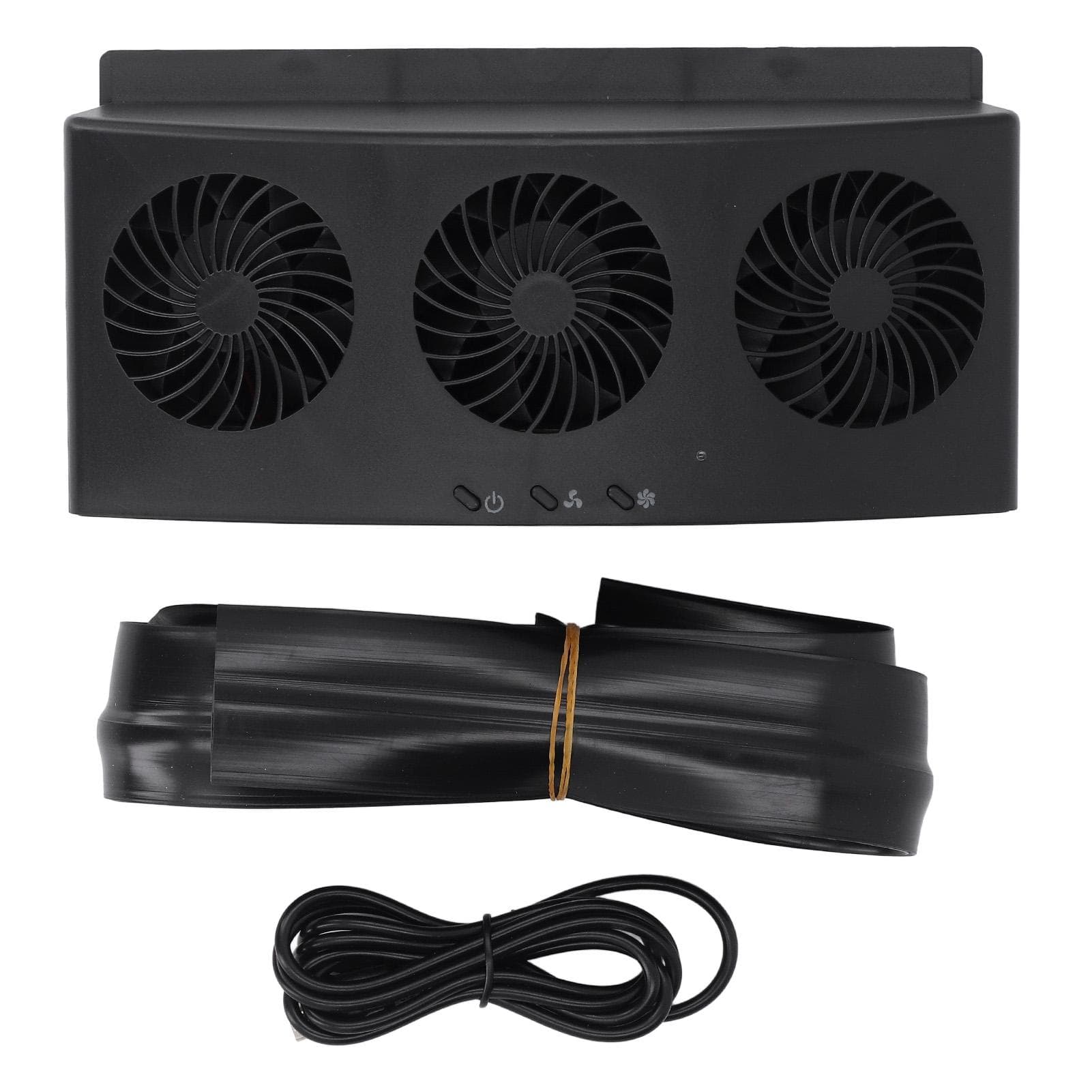 Car Exhaust Fan Air Circulation USB Powered Car Window Vent Fan for Odor Removal Heat Dissipation