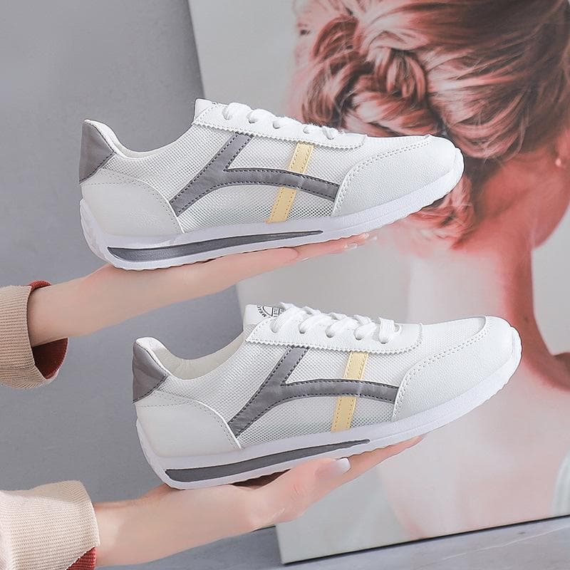 Shoes Women's New Small White Shoes Women's Single Mesh Breathable Forrest Gump Shoes Women's Summer Sports Shoes Flat Bottom Casual 40