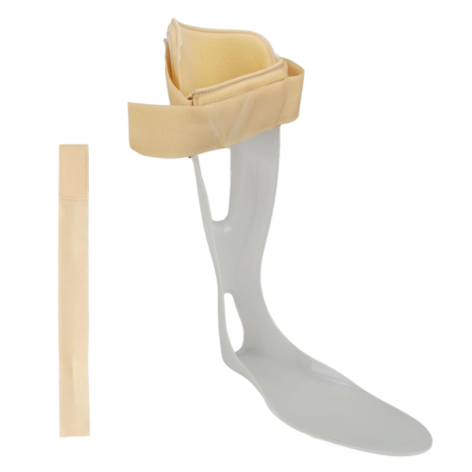 Ankle Foot Drop Brace Ultra Thin Postural Correct Lightweight Cuttable Padded Drop Foot Support L(for 6.5-9kg)